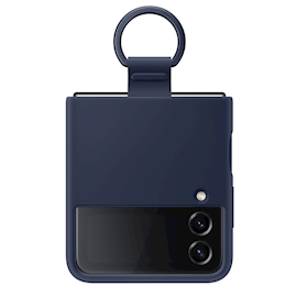 მობილურის ქეისი Samsung EF-PF721TNEGRU Z Flip 4 Silicone Cover With Ring Navy